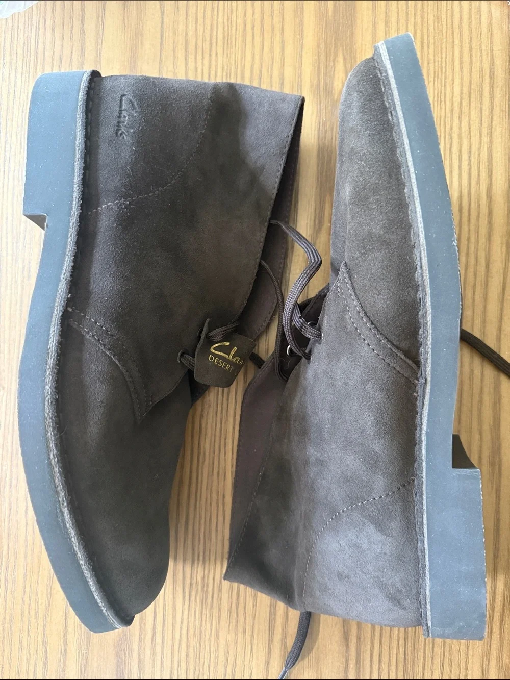 CLARKS Desert Boot Evo Dark Brown Suede 10/43